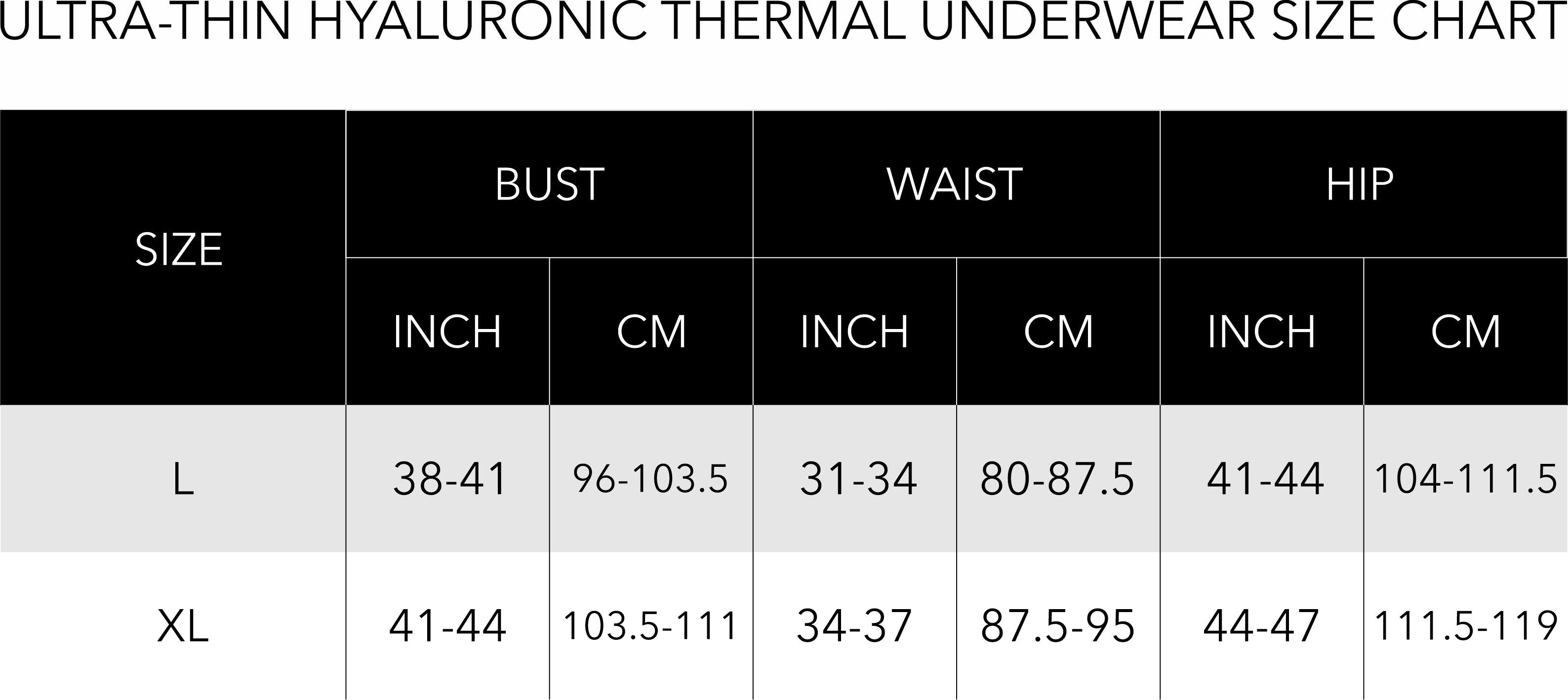 Vaelie Ultradünne Hyaluron-Thermounterwäsche