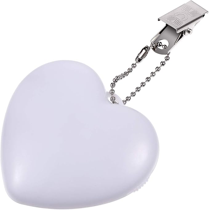 PurseGlow Heart Light Clip