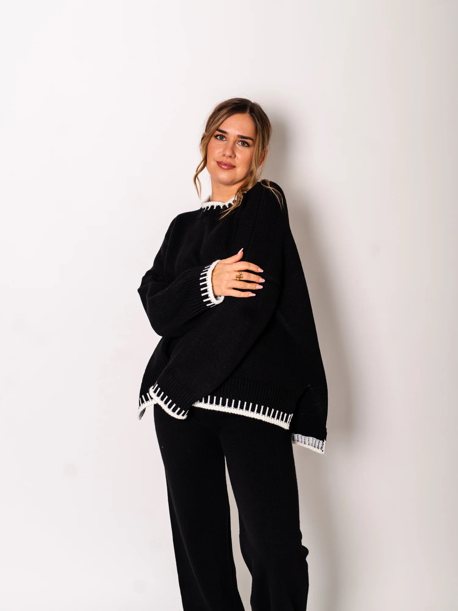 Chic Cozy Knitted Lounge Set