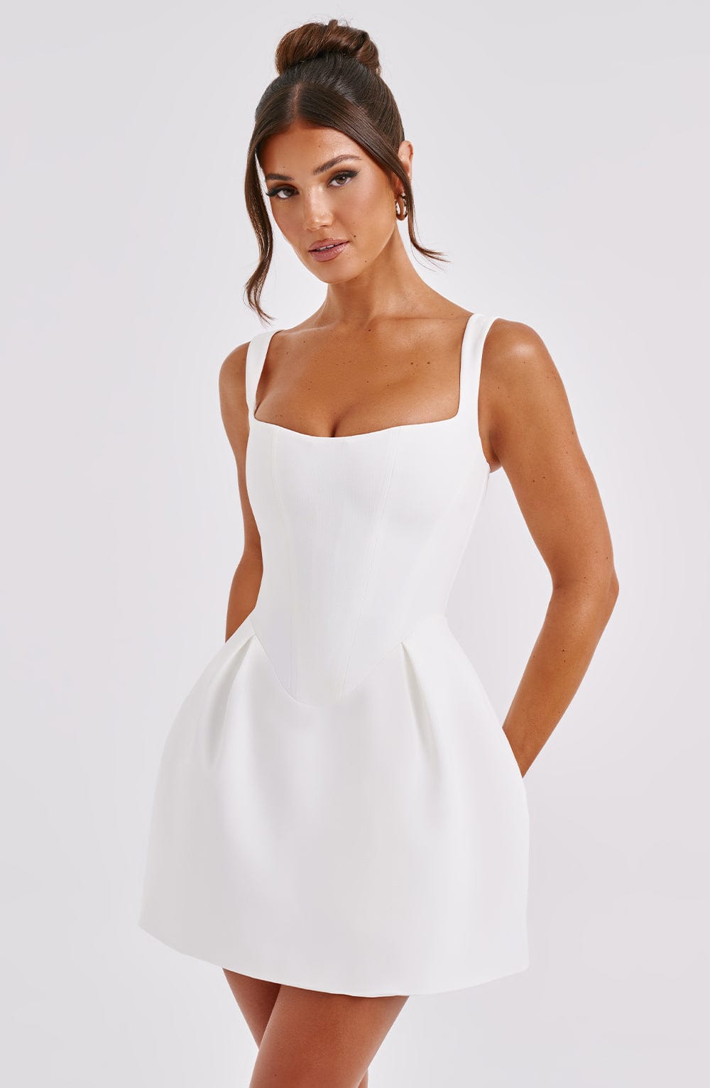 Ivory Party Mini Dress