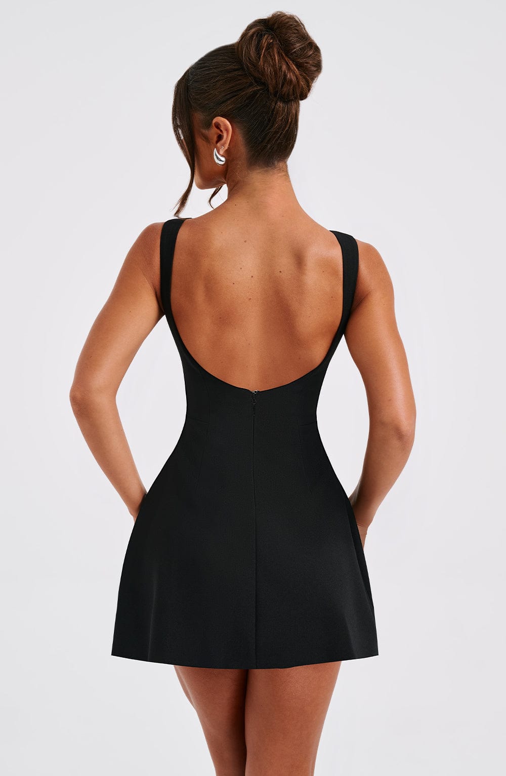 Elegant Backless Mini Dress