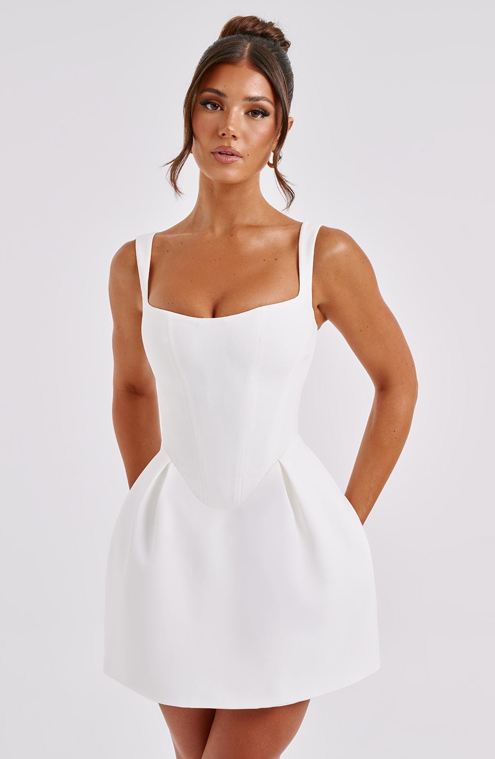 Ivory Party Mini Dress